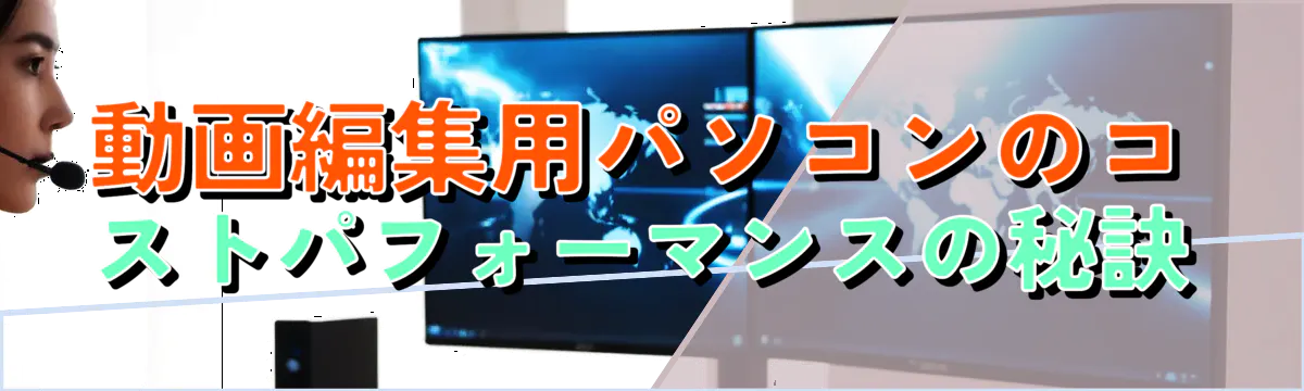 動画編集用パソコンのコストパフォーマンスの秘訣