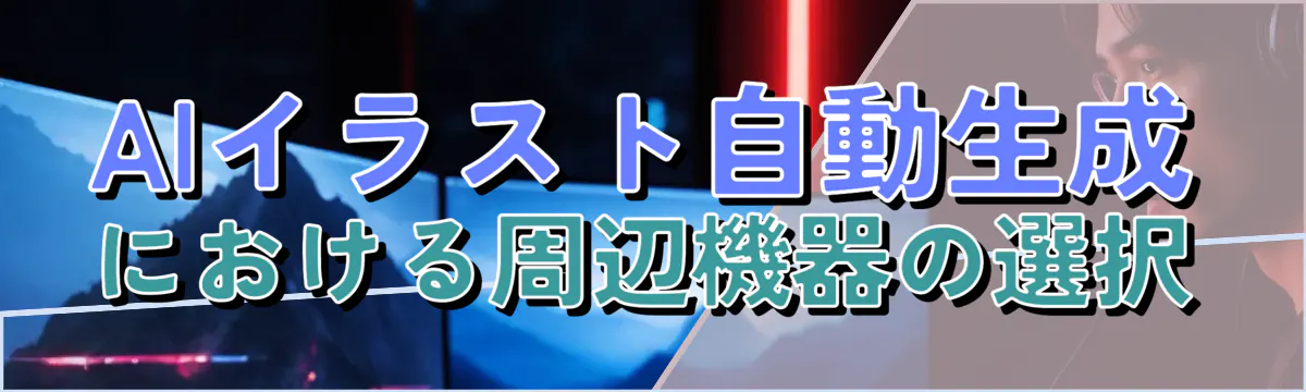 AIイラスト自動生成における周辺機器の選択