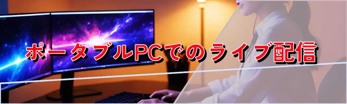 ポータブルPCでのライブ配信