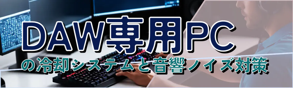 DAW専用PCの冷却システムと音響ノイズ対策