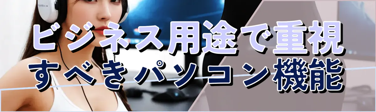 ビジネス用途で重視すべきパソコン機能