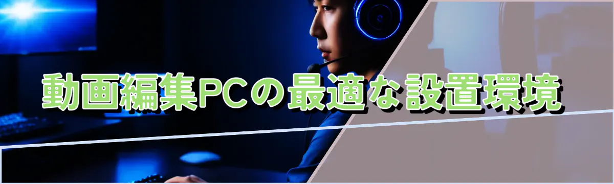 動画編集PCの最適な設置環境
