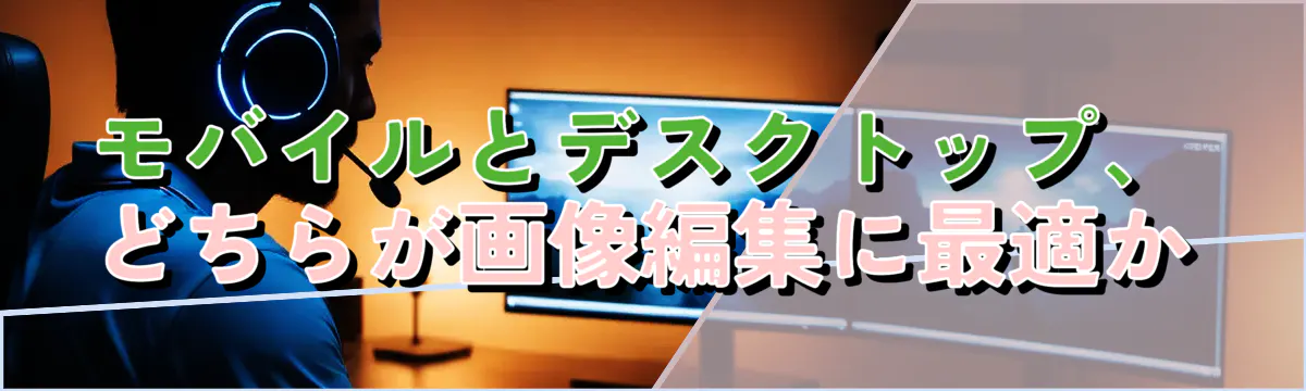 モバイルとデスクトップ、どちらが画像編集に最適か
