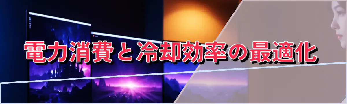 電力消費と冷却効率の最適化