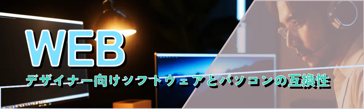 WEBデザイナー向けソフトウェアとパソコンの互換性