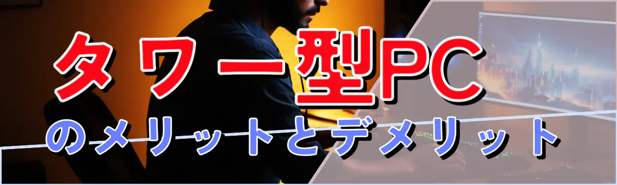 タワー型PCのメリットとデメリット