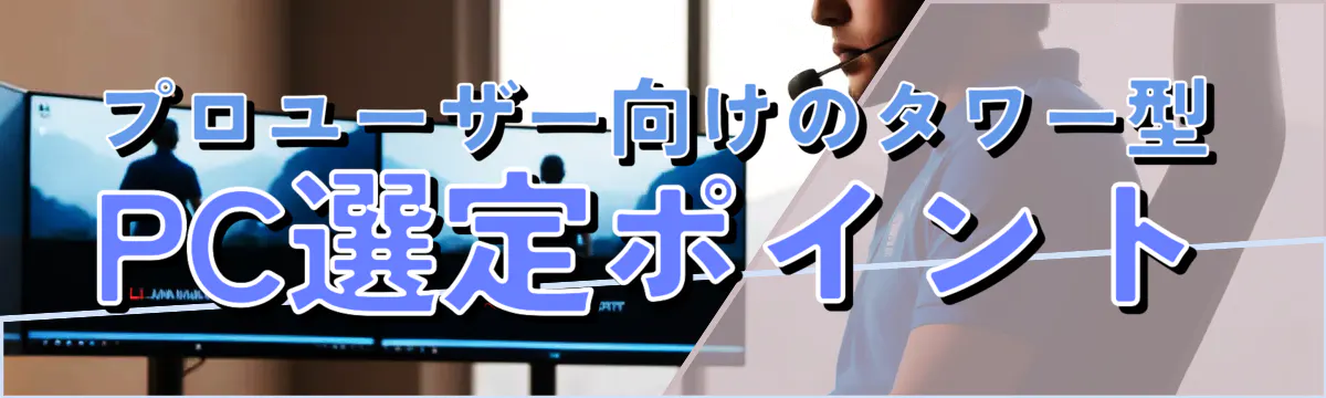 プロユーザー向けのタワー型PC選定ポイント