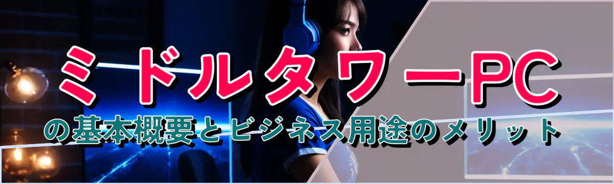 ミドルタワーPCの基本概要とビジネス用途のメリット