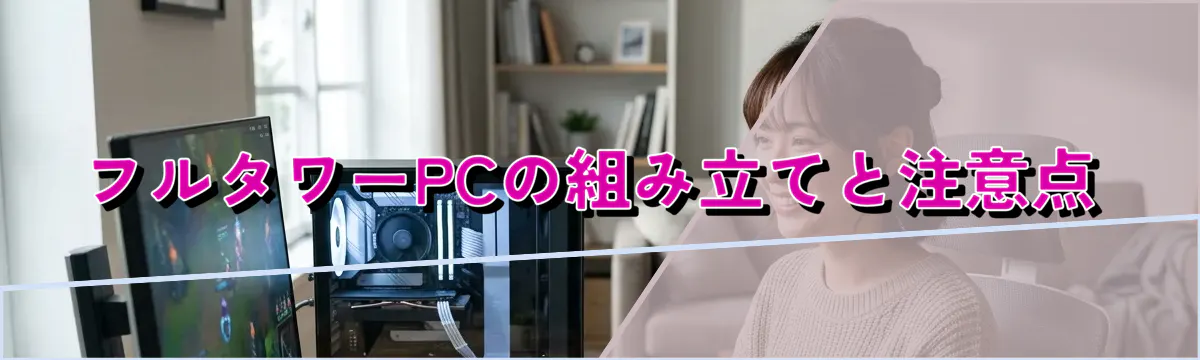フルタワーPCの組み立てと注意点