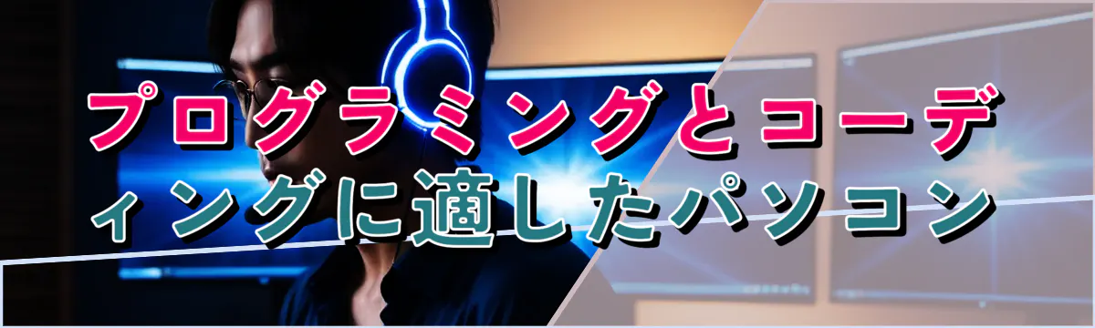 プログラミングとコーディングに適したパソコン
