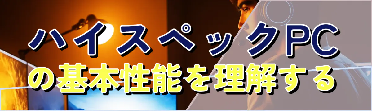 ハイスペックPCの基本性能を理解する
