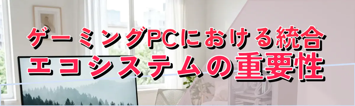 ゲーミングPCにおける統合エコシステムの重要性