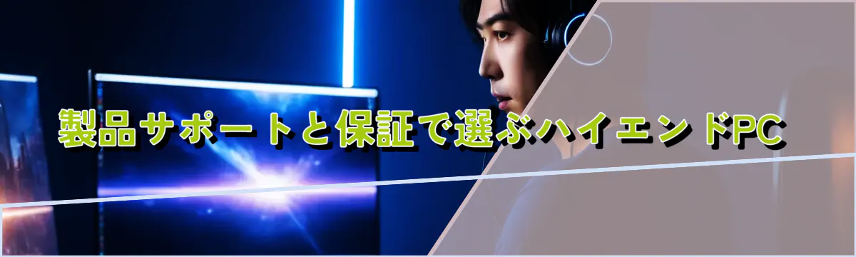 製品サポートと保証で選ぶハイエンドPC