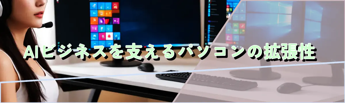 AIビジネスを支えるパソコンの拡張性