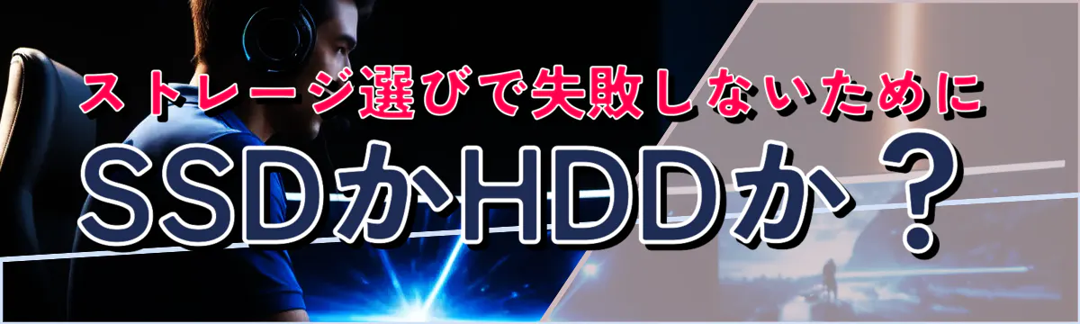 ストレージ選びで失敗しないために SSDかHDDか？