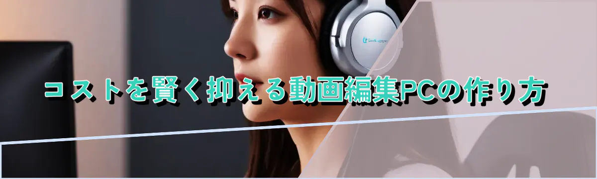 コストを賢く抑える動画編集PCの作り方