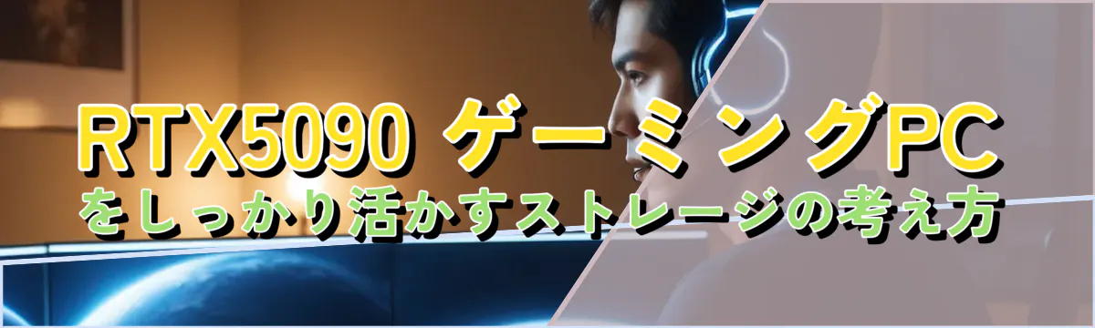 RTX5090 ゲーミングPCをしっかり活かすストレージの考え方