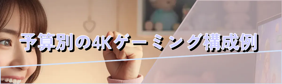 予算別の4Kゲーミング構成例