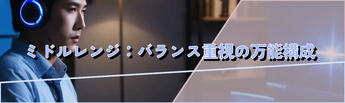 ミドルレンジ:バランス重視の万能構成