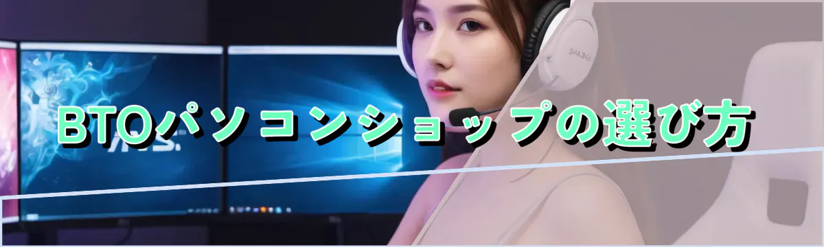 BTOパソコンショップの選び方