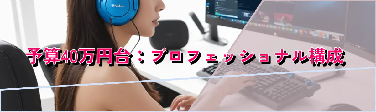 予算40万円台：プロフェッショナル構成