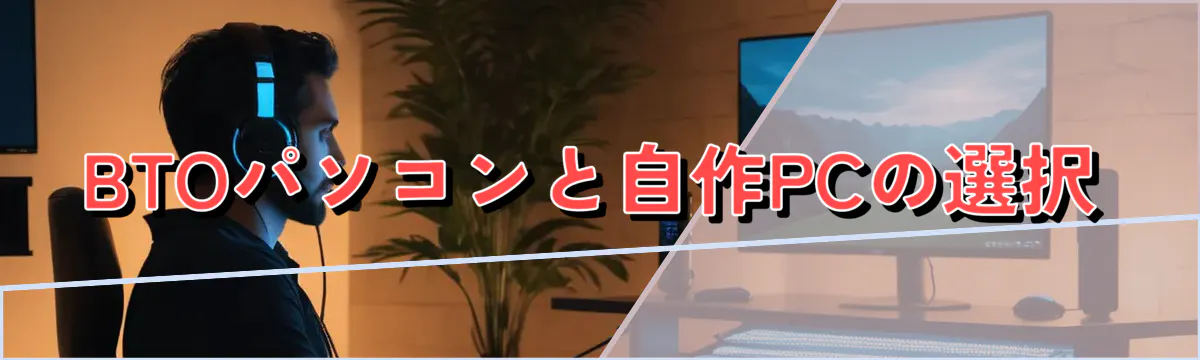 BTOパソコンと自作PCの選択