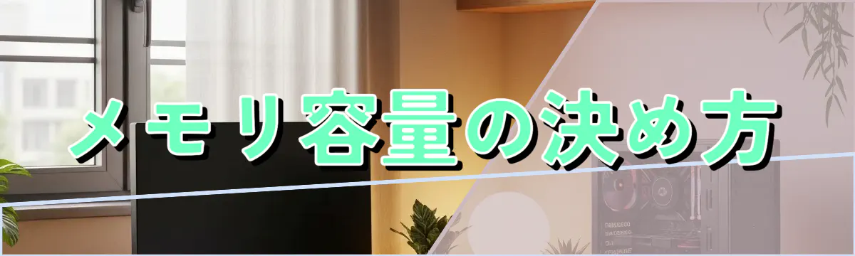 メモリ容量の決め方