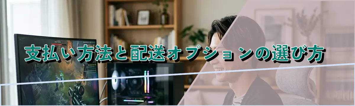 支払い方法と配送オプションの選び方