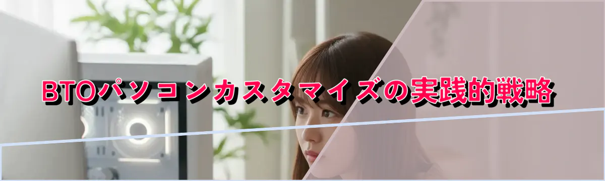 BTOパソコンカスタマイズの実践的戦略