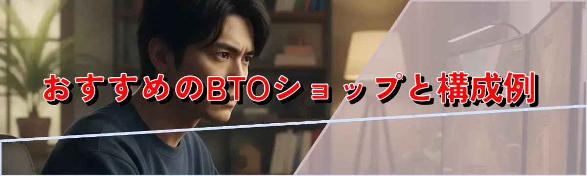 おすすめのBTOショップと構成例