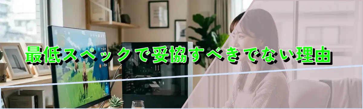 最低スペックで妥協すべきでない理由
