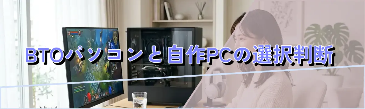 BTOパソコンと自作PCの選択判断