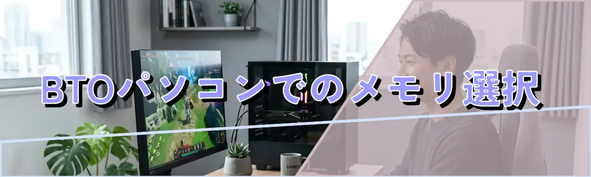 BTOパソコンでのメモリ選択