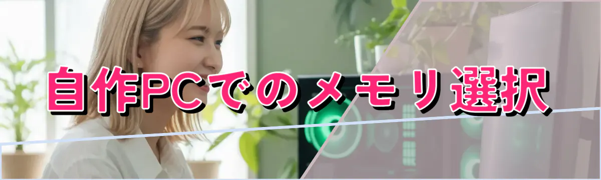 自作PCでのメモリ選択