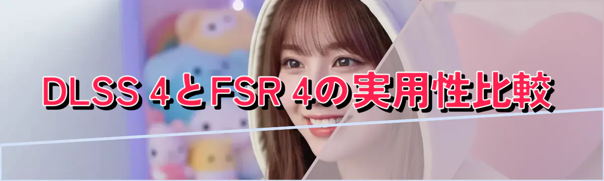 DLSS 4とFSR 4の実用性比較