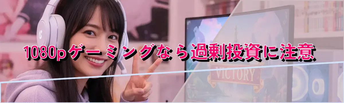 1080pゲーミングなら過剰投資に注意
