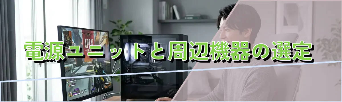 電源ユニットと周辺機器の選定