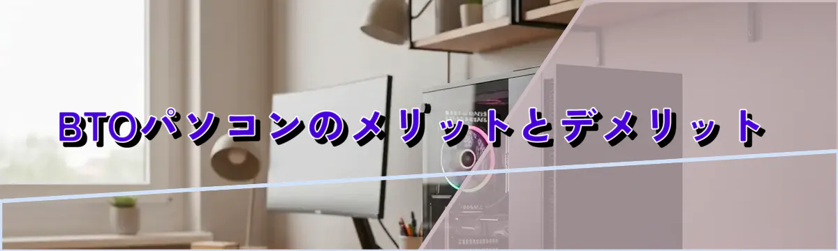BTOパソコンのメリットとデメリット