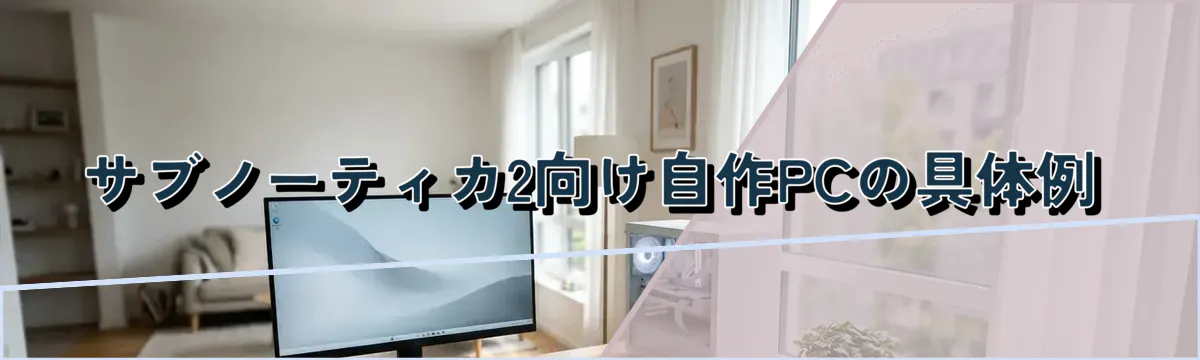 サブノーティカ2向け自作PCの具体例