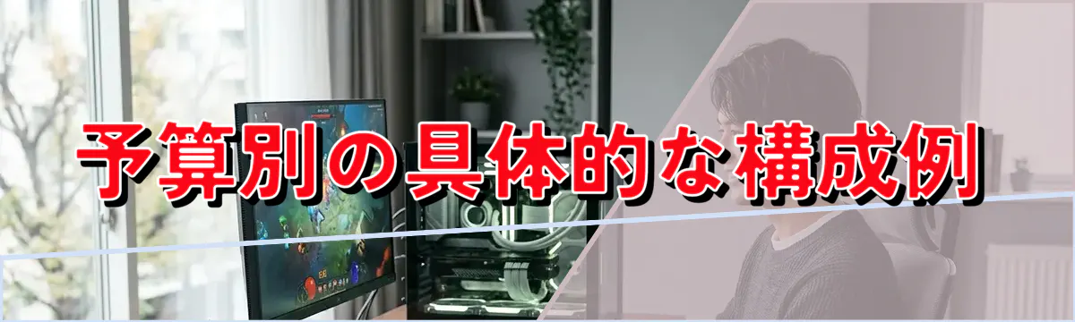 予算別の具体的な構成例