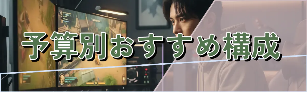 予算別おすすめ構成
