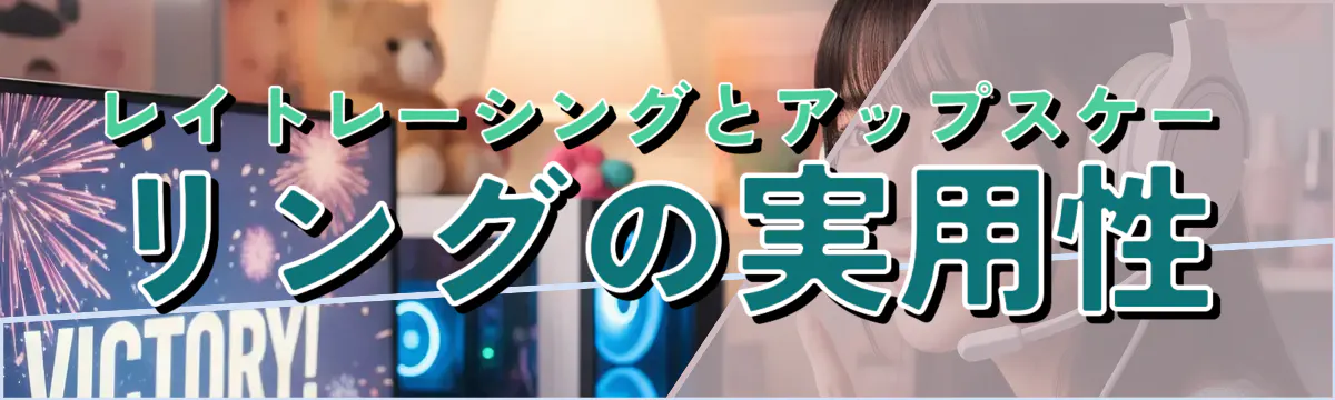 レイトレーシングとアップスケーリングの実用性