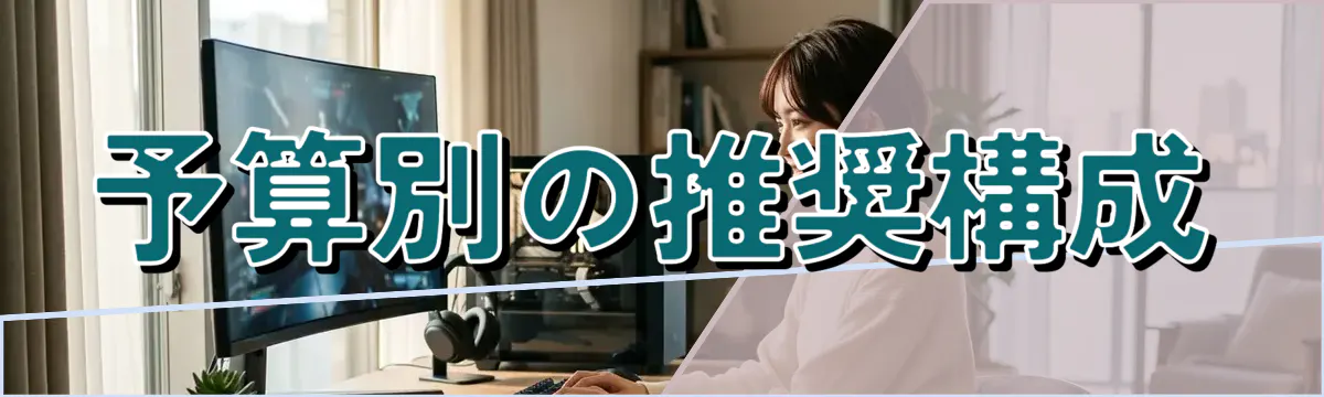 予算別の推奨構成