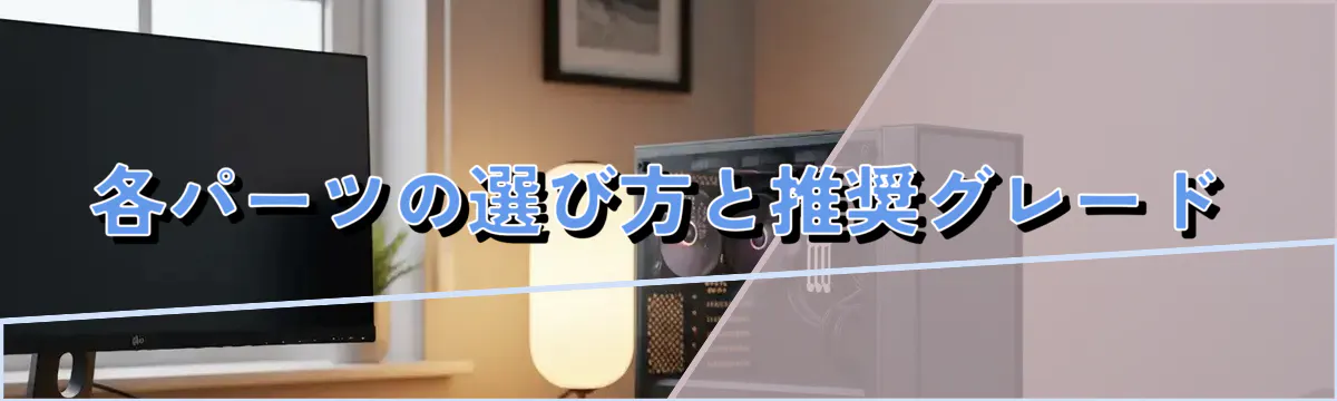 各パーツの選び方と推奨グレード