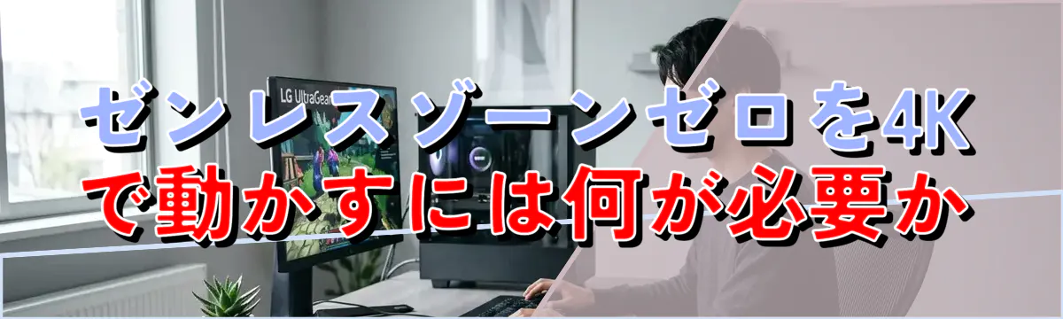 ゼンレスゾーンゼロを4Kで動かすには何が必要か